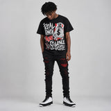 Space Jam 9s DopeSkill T-Shirt Real Ones Move In Silence Graphic