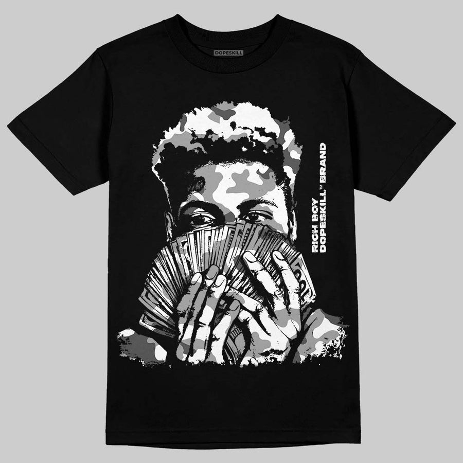 Space Jam 9s DopeSkill T-Shirt Rich Boy Camo Graphic