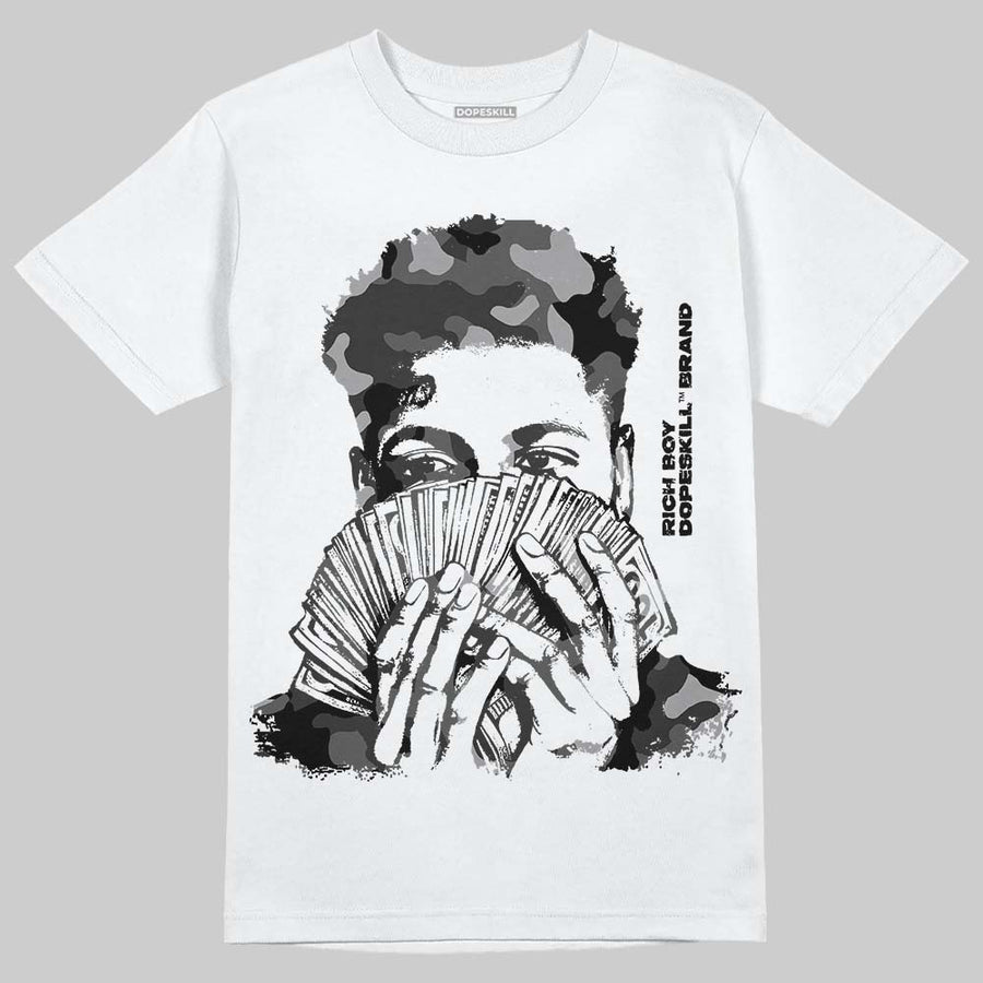 Space Jam 9s DopeSkill T-Shirt Rich Boy Camo Graphic