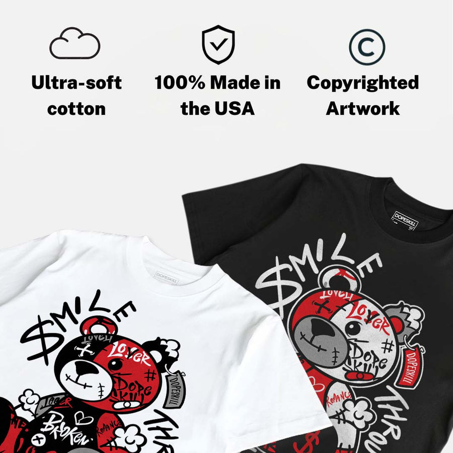 Space Jam 9s DopeSkill T-Shirt Smile Through The Pain Graphic