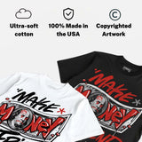 Toro Bravo 4s DopeSkill T-Shirt Make Money Not Friend Typo Graphic