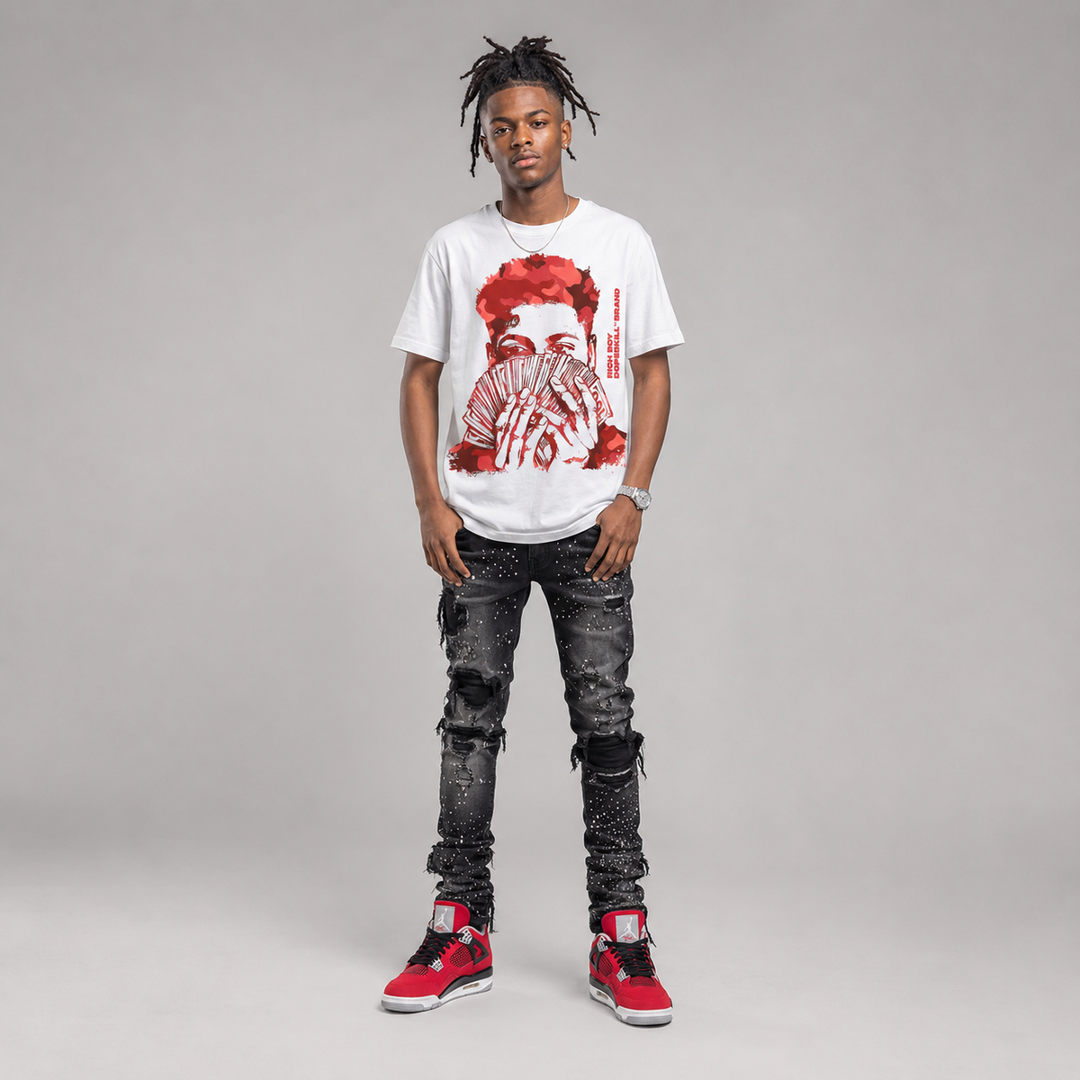 Toro Bravo 4s DopeSkill T-Shirt Rich Boy Camo Graphic