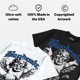 True Blue 3s DopeSkill T-Shirt Bandemic Graphic