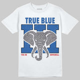 True Blue 3s DopeSkill T-Shirt Jordan 3 True Blue Elephant Graphic