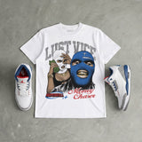 True Blue 3s DopeSkill T-Shirt Lust Vice Graphic