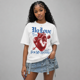 True Blue 3s DopeSkill T-Shirt No Love For My Haters Graphic