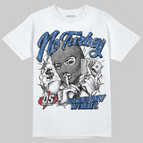 True Blue 3s DopeSkill T-Shirt No Turkey Graphic