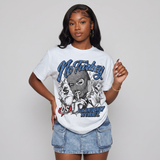 True Blue 3s DopeSkill T-Shirt No Turkey Graphic