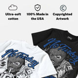 True Blue 3s DopeSkill T-Shirt No Turkey Graphic