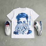 True Blue 3s DopeSkill T-Shirt Rich Boy Camo Graphic