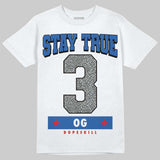 True Blue 3s DopeSkill T-Shirt True Blue 3 OG Graphic