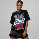 True Blue 3s DopeSkill T-Shirt True Blue III's Graphic