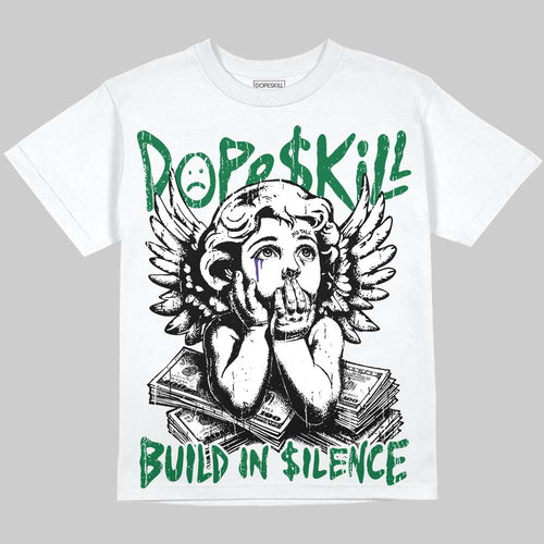 Bucks 12s DopeSkill Oversize Print T-Shirt Build in Silence Graphic