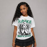 Bucks 12s DopeSkill Oversize Print T-Shirt Build in Silence Graphic