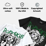 Bucks 12s DopeSkill Oversize Print T-Shirt Build in Silence Graphic
