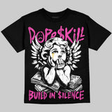 Comic 4s DopeSkill Oversize Print T-Shirt Build in Silence Graphic