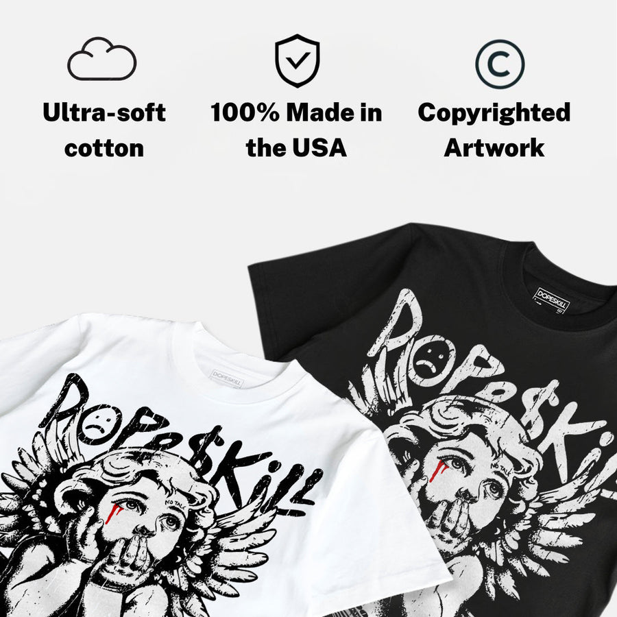 Dunk Panda White Black DopeSkill Oversize Print T-Shirt Build in Silence Graphic