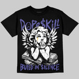 Lakers 4s DopeSkill Oversize Print T-Shirt Build in Silence Graphic