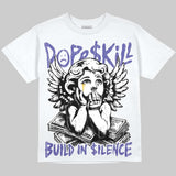 Lakers 4s DopeSkill Oversize Print T-Shirt Build in Silence Graphic