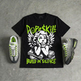 Max 95 OG 'Neon' DopeSkill Oversize Print T-Shirt Build in Silence Graphic