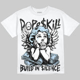 Oreo 6s DopeSkill Oversize Print T-Shirt Build in Silence Graphic