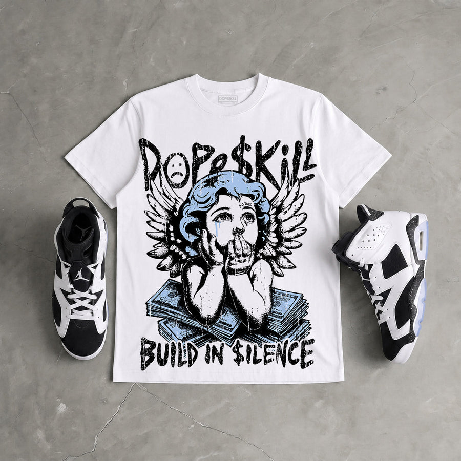 Oreo 6s DopeSkill Oversize Print T-Shirt Build in Silence Graphic