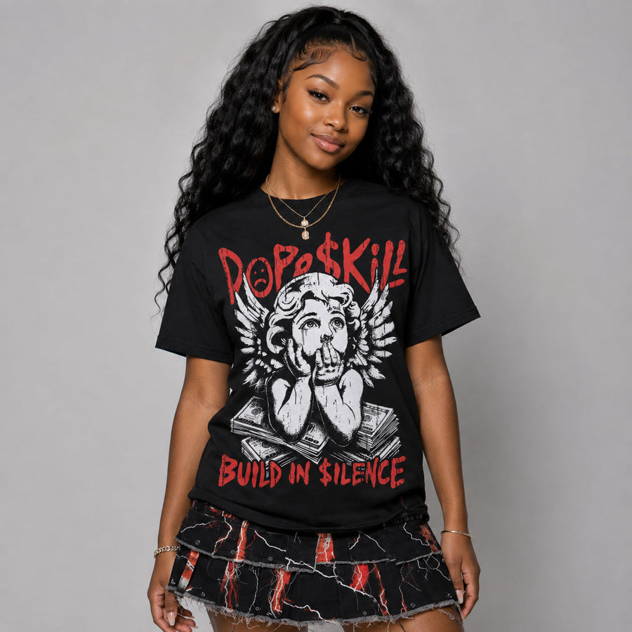 Toro Bravo 4s DopeSkill Oversize Print T-Shirt Build in Silence Graphic
