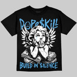 UNC 11s DopeSkill Oversize Print T-Shirt Build in Silence Graphic