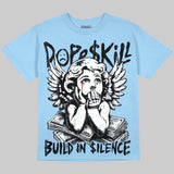 UNC 11s DopeSkill Oversize Print T-Shirt Build in Silence Graphic