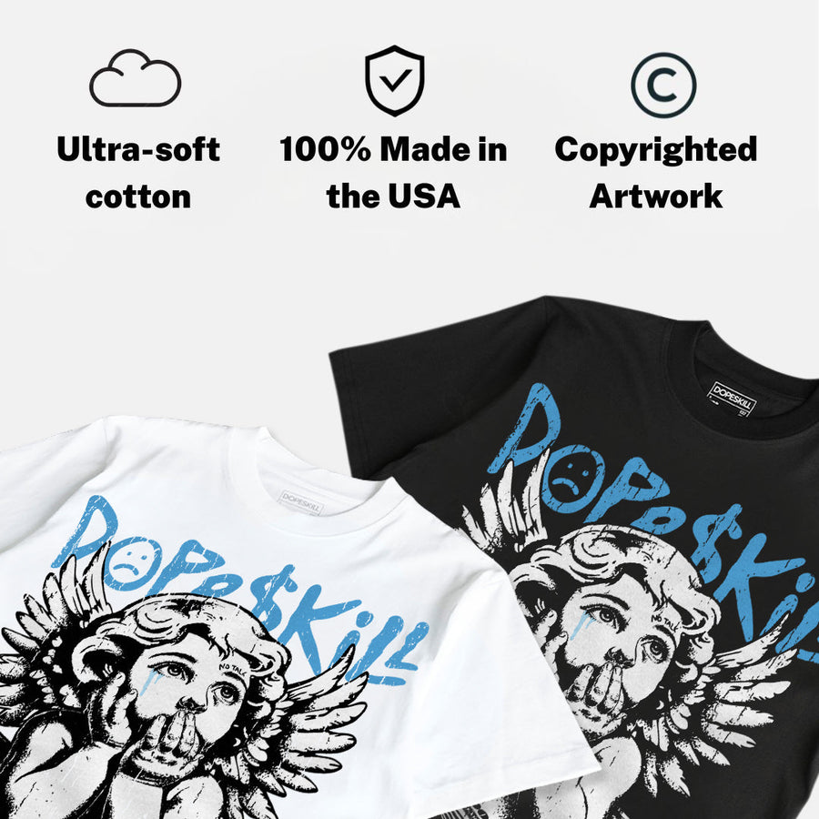 UNC 11s DopeSkill Oversize Print T-Shirt Build in Silence Graphic