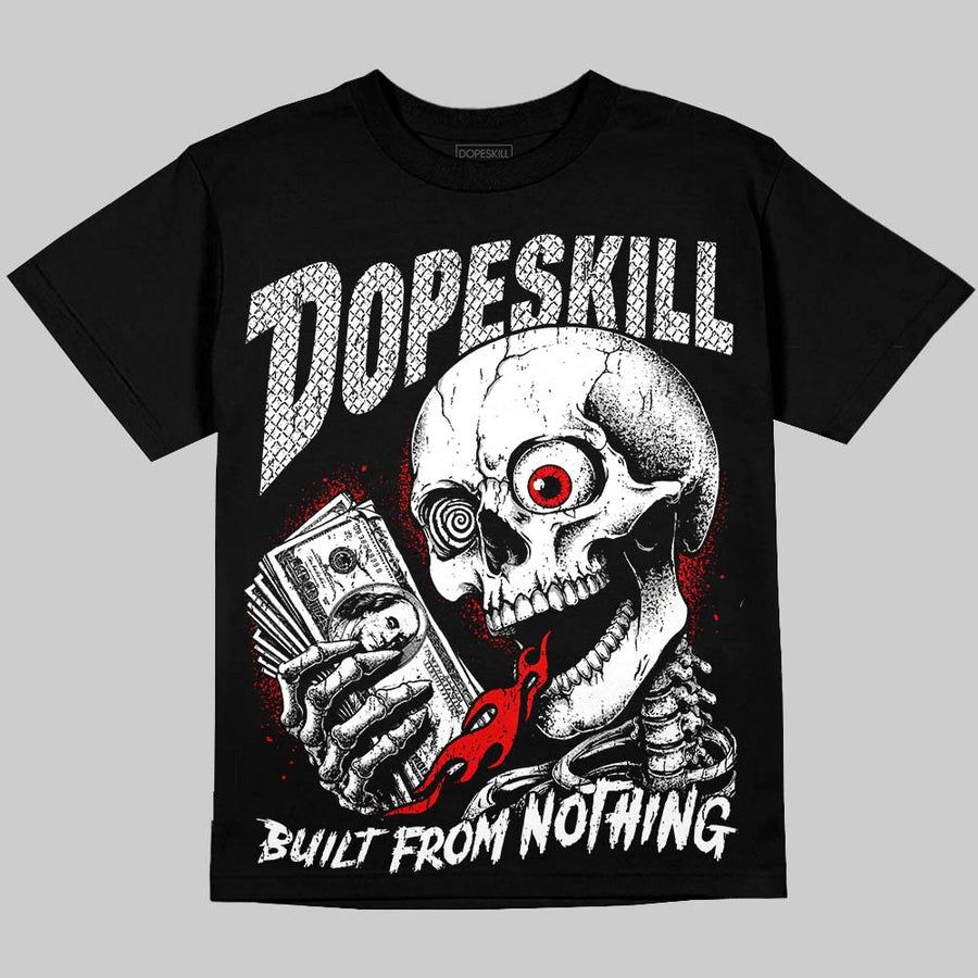 Dunk Panda White Black DopeSkill Oversize Print T-Shirt Built From Nothing Graphic
