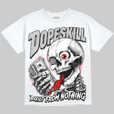 Dunk Panda White Black DopeSkill Oversize Print T-Shirt Built From Nothing Graphic