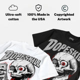 Dunk Panda White Black DopeSkill Oversize Print T-Shirt Built From Nothing Graphic