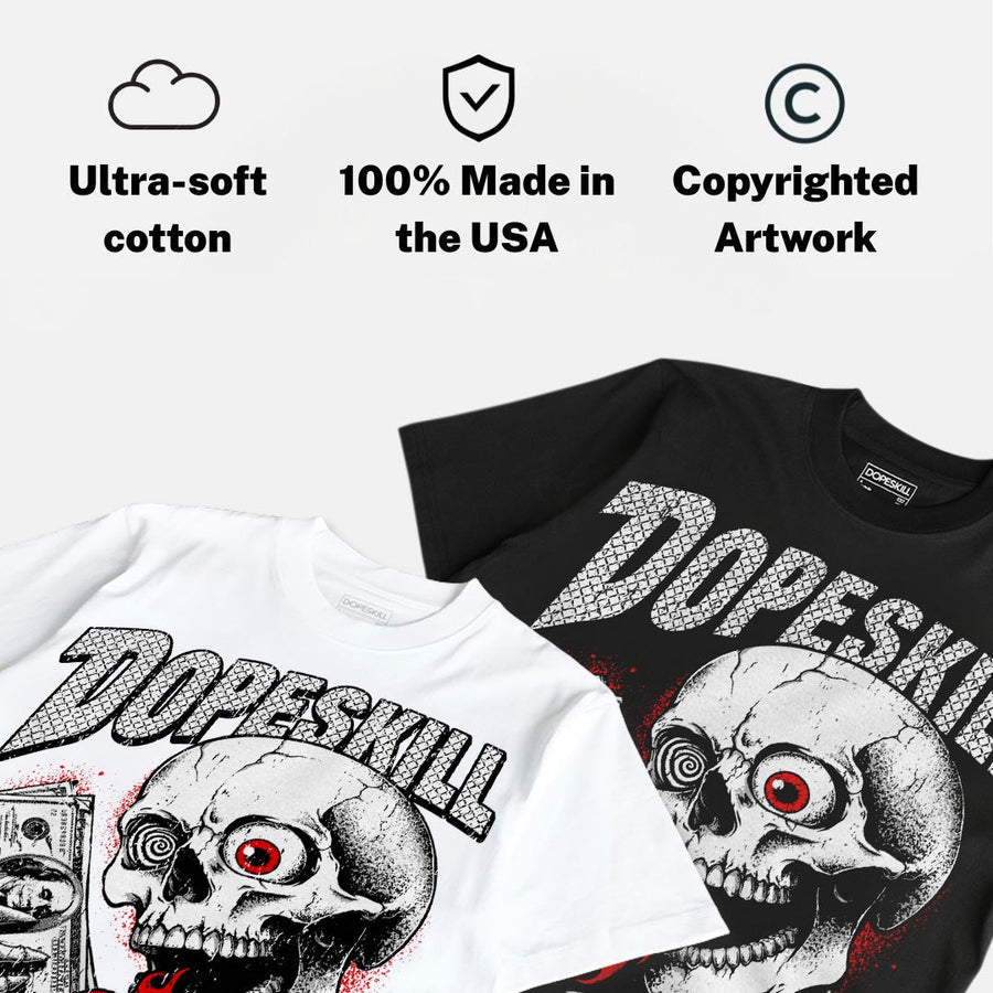 Dunk Panda White Black DopeSkill Oversize Print T-Shirt Built From Nothing Graphic