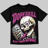 Comic 4s DopeSkill Oversize Print T-Shirt Built From Nothing Graphic