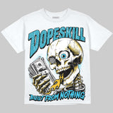 Gamma 11s DopeSkill Oversize Print T-Shirt Built From Nothing Graphic
