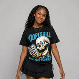 Gamma 11s DopeSkill Oversize Print T-Shirt Built From Nothing Graphic