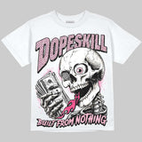 Iced Carmine 4s DopeSkill Oversize Print T-Shirt Built From Nothing Graphic