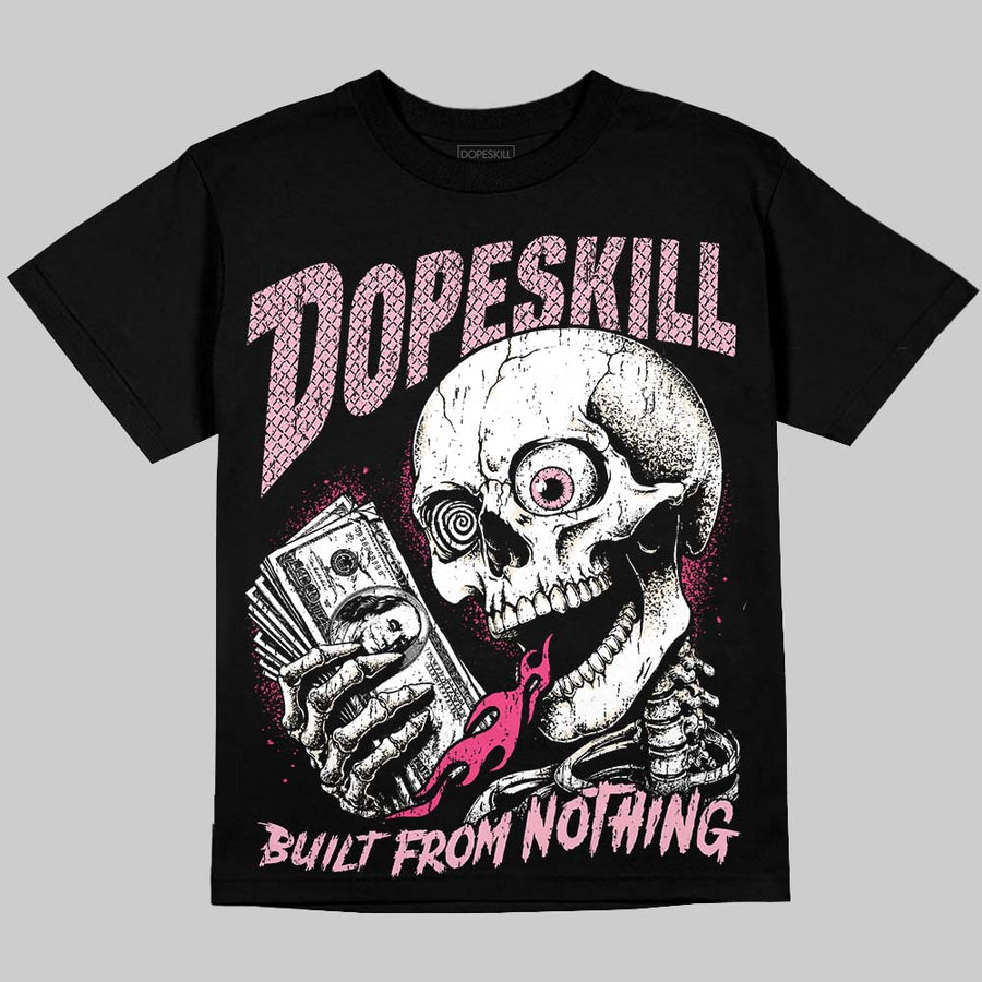 Iced Carmine 4s DopeSkill Oversize Print T-Shirt Built From Nothing Graphic