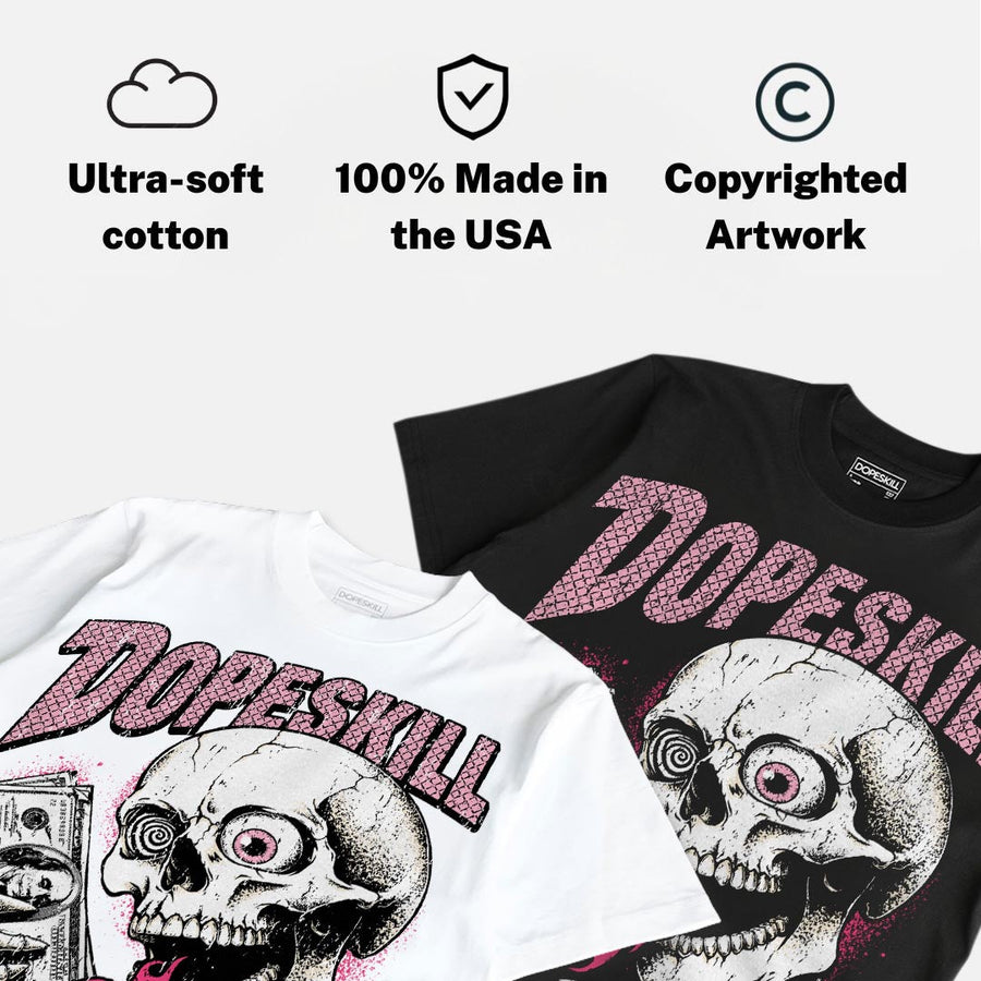 Iced Carmine 4s DopeSkill Oversize Print T-Shirt Built From Nothing Graphic