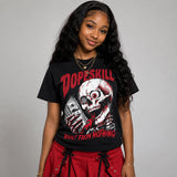 Space Jam 9s DopeSkill Oversize Print T-Shirt Built From Nothing Graphic