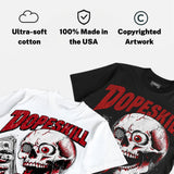 Space Jam 9s DopeSkill Oversize Print T-Shirt Built From Nothing Graphic