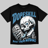 UNC 11s DopeSkill Oversize Print T-Shirt Built From Nothing Graphic