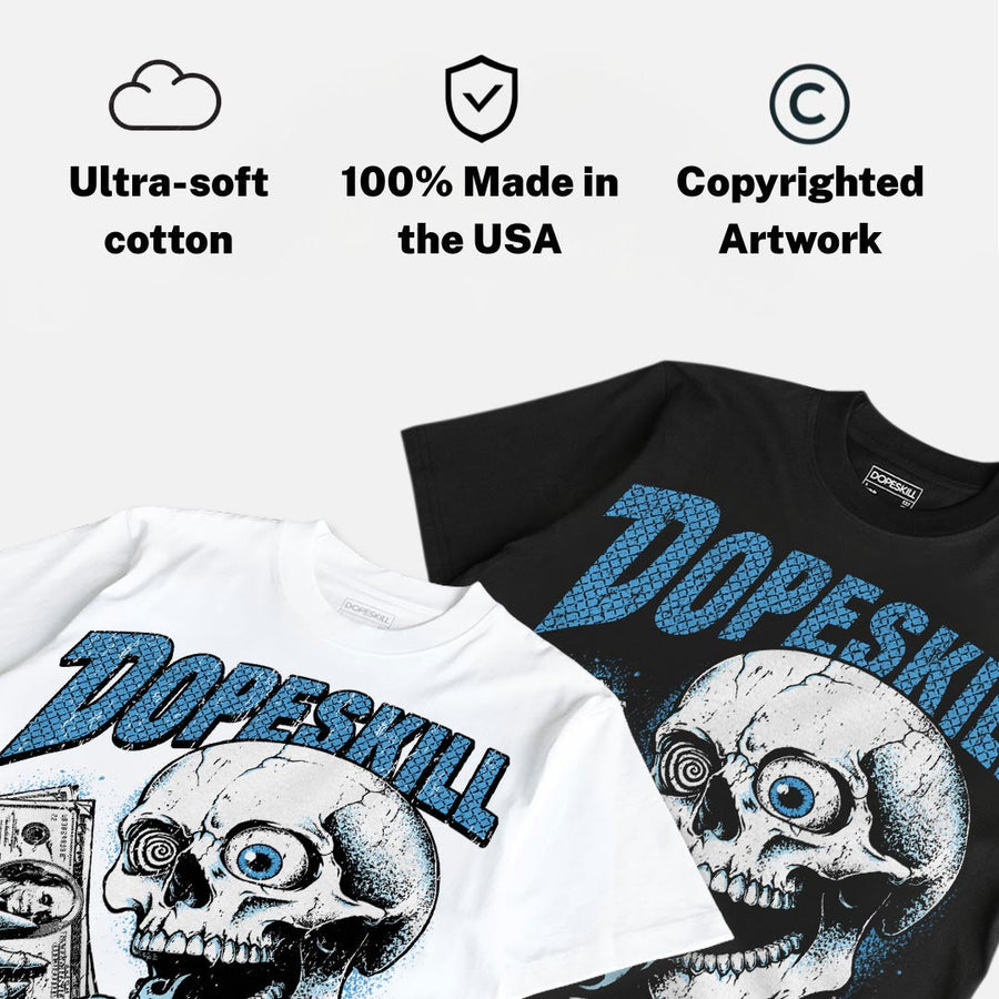 UNC 11s DopeSkill Oversize Print T-Shirt Built From Nothing Graphic