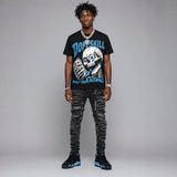 University Blue 14s DopeSkill Oversize Print T-Shirt Built From Nothing Graphic