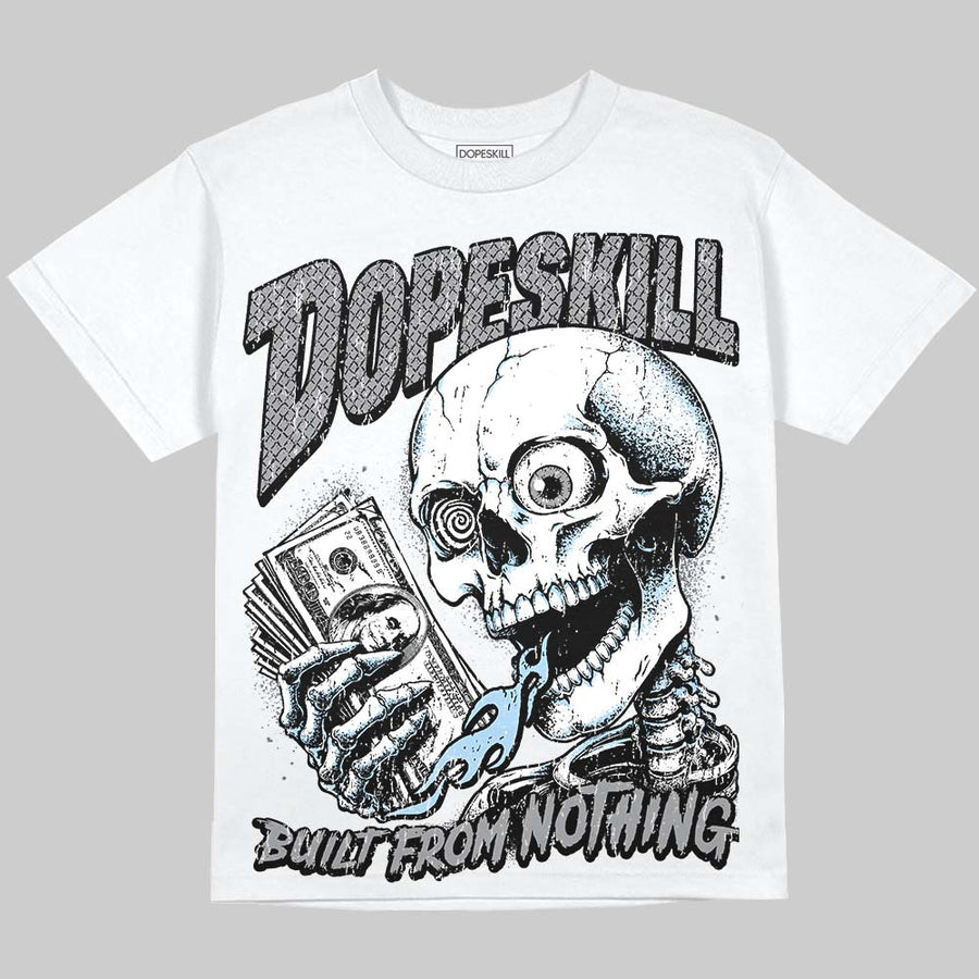 Wolf Grey 5s DopeSkill Oversize Print T-Shirt Built From Nothing Graphic