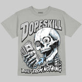 Wolf Grey 5s DopeSkill Oversize Print T-Shirt Built From Nothing Graphic