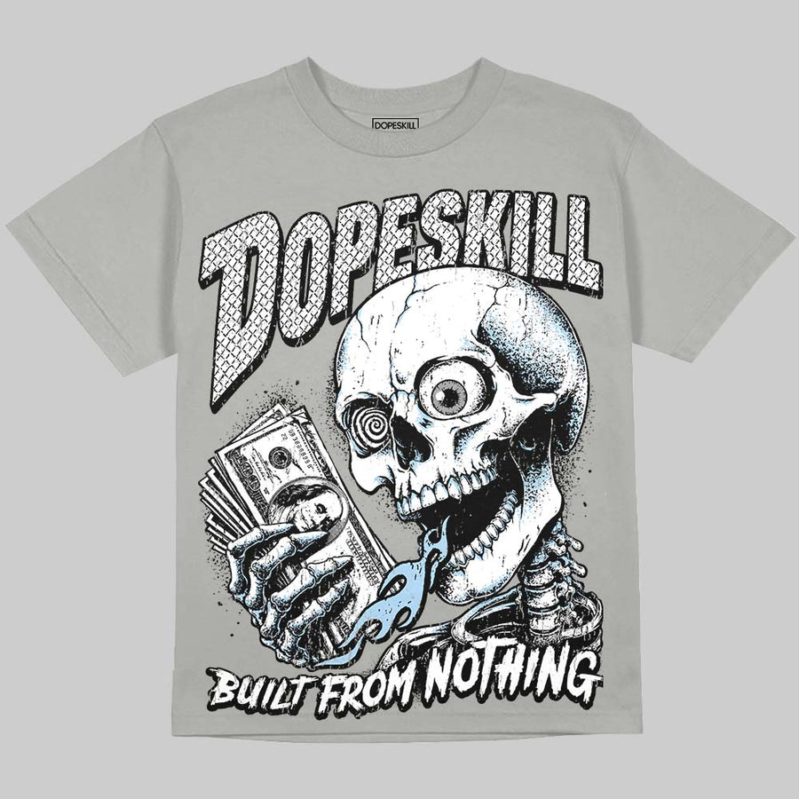 Wolf Grey 5s DopeSkill Oversize Print T-Shirt Built From Nothing Graphic