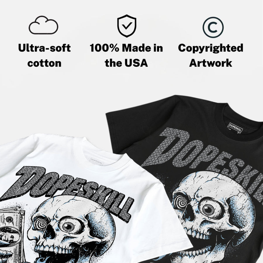 Wolf Grey 5s DopeSkill Oversize Print T-Shirt Built From Nothing Graphic