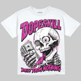 Triple Pink Dunk DopeSkill Oversize Print T-Shirt Built From Nothing Graphic